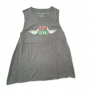 FRIENDS Central Perk Cafe Sleeveless gray tank‎ top
